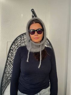 Gray balaclava Fluffy hood is the trend of 2022/2023 This is a handy accessory that won't ruin your hair and keep you warm in cold weather. You will be comfortable and comfortable. Mink yarn is very warm and pleasant. One size fits all  Fits most head sizes from 20 to 24 inches (56-60 cm). Balaclava color 32   You can order it in any other size or color. Various colors in the attached file.      PLEASE NOTE: Actual colors may slightly differ depending on your computer monitor! On order within 7-14 days. ▬ Material: mink wool and angora yarn. ▬ CARE ▬ Hand or delicate wash only at 30 o with shampoo, dry on a flat surface. All items are pre-washed. ▬ DELIVERY Gift wrap Dispatch within 1-3 business days Express delivery possible * USA: 7-21 business days. * Europe: 7-14 business days. * Unite Women Ski Mask, Women Ski, Hat Wool, Full Face Mask, Ski Mask, Mask Face, Skull Cap Beanie, Full Face, Skull Cap