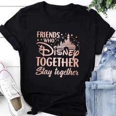 friends who disney together stay together shirt