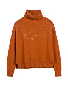 Very soft and comfortable sweater From France M or L Fall Funnel Neck Fine Knit Sweater, Fall Fine Knit Sweater With Funnel Neck, Fine Knit Winter Sweatshirt, Comfortable Sweater, Sweater Set, Fur Trim, Faux Fur, France, Orange