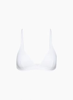 TRIANGLE BRALETTE | Aritzia Everyday Seamless Underwire Bra, Summer Triangle Top Bra With Light Support, Everyday Summer Triangle Top Bra, Everyday Seamless Triangle Top Bra, Seamless Triangle Top Sports Bra, Summer No-show Bra With Removable Pads, Triangle Top Sports Bra With Removable Pads, Bra With Removable Pads And Minimal Stretch, Seamless Stretch Triangle Top Sports Bra