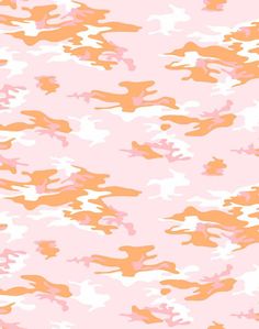 a pink and orange camouflage print background