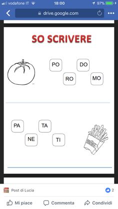 the words in spanish are being displayed on an iphone screen, and there is no image to