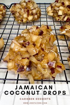 Jamaican Coconut Drops Dessert | Caribbean Coconut Dessert Island Dessert Recipes, Jamaica Snacks, Jamaican Pastries, Fresh Coconut Recipe, Caribbean Appetizers, Jamaican Snacks, Cultural Dishes