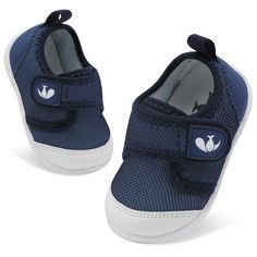 PRICES MAY VARY. Upper: Premium quality cotton upper, has excellent breathability, moisture wicking function, and keep baby's feet dry and odorless. Super Soft, Breathable and Comfortable fit all the year. Sole: The rubber sole has more elastic and excellent anti-collision performance. Safe baby sports shoes, with soft rubber soles with anti slip points, can make your baby not slip easily when crawling or walking. One adjustable magic strap closures design, easy to put on and off, make sure the Lightweight Non-slip Walking Shoes For Spring, Spring Lightweight Non-slip Walking Shoes, Sporty Summer Sneakers With Soft Sole, Lightweight Non-slip Sneakers For Spring, Non-slip Canvas Shoes For Sports With Round Toe, Non-slip Canvas Shoes With Round Toe For Sports, Comfortable Non-slip Spring Canvas Shoes, Casual Sneakers With Soft Sole And Comfortable Fit, Breathable Sneakers With Round Toe For Playtime