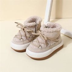 Wool Laced Winter Rubber Sneakers - Skaldo & Malin Ankle Lace Up Boots, Stylish Winter Boots, Rubber Sneakers, Infant Shoes, Baby Rosa, Beige Boots, Winter Baby, Baby Boots, Shoe Insoles