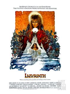 a movie poster for the film labyrinth