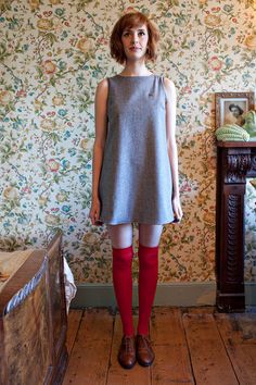 Knee High Socks, Vivienne Westwood, High Socks, Fashion Inspo Outfits, Shift Dress, Knee High, Style Me, Christmas Crafts, Cool Outfits