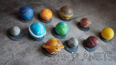 there are nine planets on the table together