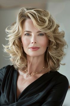 Medium Length Hair Styles For Women Over 50, Very Layered Hair Medium Over 50, Womans Hairstyle, Medium Length Hairstyles For Women, Glamorous Hairstyles, Haircuts For Women Over 40, Haircuts For Medium Length Hair, Hair Mistakes, Layered Haircuts For Medium Hair