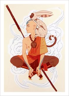 Aang Fanart, Sara Kipin, Avatar The Last Airbender Aang, Make Avatar