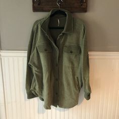 Reposhing This Item I Purchased From @Vikosmerch. Loved It, But Ready To Rotate For Something New. Questions? Leave A Comment Below! Oversized Khaki Long Sleeve Outerwear, Oversized Everyday Winter Utility Jacket, Oversized Olive Outerwear With Pockets, Oversized Olive Top For Fall, Cozy Long Sleeve Khaki Outerwear, Olive Oversized Outerwear For Fall, Green Long Sleeve Winter Shacket, Green Long Sleeve Shacket For Winter, Everyday Khaki Long Sleeve Outerwear