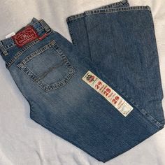 Lucky Brand Jeans- Made In The Usa New Without Tags - Never Made It To The Sales Floor. Unworn Or Even Tried On. Size 8 Waist /Front Rise/Inseam/Leg Opening In Pictures- Size 10- Just Add An Inch To The Waist- (That’s 2” When Laid Flat) And 1” To The Front Rise- Inseam And Leg Opening Isn’t Much Different. Lucky Brand Lowered Peanut 8 Lucky Brand Plain Jane Boot Cut 10 Lucky You Jeans, Dr Closet, Sweet Jeans, Lucky Jeans, Plain Jane, Juniors Jeans, Embroidered Jeans, Lucky Brand Jeans, Dark Wash Denim