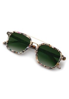 Laidback luxury. COLTON is an average-sized rectangular aviator with a brow bar that packs an elevated punch. The sturdy silhouette sits comfortably on the bridge of the nose and complements a wide variety of face shapes, making each day a little more effortless. Lifetime Warranty Dark Green Gradient Lens 18K Stainless Steel Hardware Handcrafted, Luxury Acetate Sunglasses 100% UVA / UVB protection RX Ready Size 52-21-147 Premium Hard Case Microfiber Cleaning Cloth SKU: 29232 Trucker Hat Outfit, Four Eyes, Cute Bathing Suits, Microfiber Cleaning Cloths, Clean Microfiber, Outfits With Hats, Aviator Sunglasses, Face Shapes, New Outfits