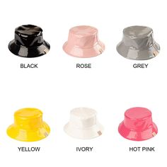 This shiny waterproof bucket hat is perfect for sunny or rainy days. It has an adjustable inner band for a great fit. Also comes in a variety of colors. Product Features: UVA/UVB Sun Protection Lightweight Durable Material Great for any Outdoor Activity or Fashionable Event Waterproof Material Authentic CC Branding and Quality Distributed by a Family Owned USA Business- Made Internationally Truly Contagious Support and Customer Service Foldable for Easy Travel Material: 100% PU Sizing: One Size Waterproof Adjustable Bucket Hat For Summer, Adjustable Waterproof Bucket Hat For Summer, Summer Waterproof Adjustable Bucket Hat, Solid Waterproof Summer Bucket Hat, Waterproof Summer Bucket Hat, Summer Waterproof Bucket Hat, Waterproof Hats For Summer, Waterproof Wide Brim Bucket Hat For Summer, Casual Waterproof Bucket Hat For Summer