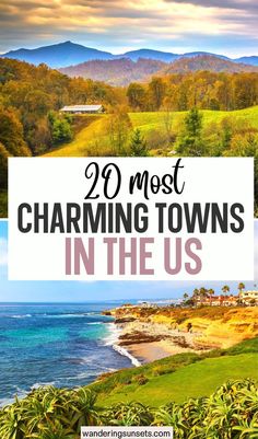 20 Most Charming Towns in the US North America Travel Destinations, Christmas Bucket, Visit Usa, Travel Bucket List Usa, Us Travel Destinations, A Fairy Tale, Interesting History