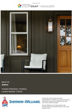 the front cover of an ad for shewn - williams's new window and door