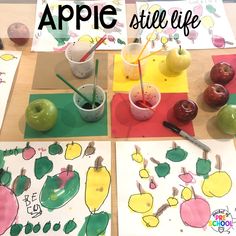 apples and apples art project for kids to make