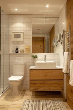 Small Bathroom Scandinavian, Bathroom Design Small Minimalist, Scandinavian Bathroom Design Ideas, Bathroom Scandinavian, Apartment Bathroom Design, Scandinavian Bathroom Design