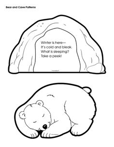 a bear sleeping in front of a rock with the caption winter is here it's cold and bleak