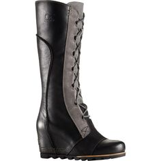 Sorel Wedge Boots, Knee High Wedge Boots, Womens Waterproof Boots, Wedge Heel Boots, Sorel Boots, Black Wedges, Winter Boots Women, Shoe Obsession, Wedge Boots