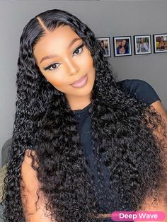 CurlyMe 6x4 HD Lace Wear Go Glueless Wigs Very Convenient Pre Cut Lace Wig Curly Lace Frontal, Brazilian Hair Wigs, Long Human Hair Wigs, Virgin Hair Wigs, Glueless Wigs, Deep Wave Hairstyles, Best Wigs, Body Wave Wig, Short Bob Wigs