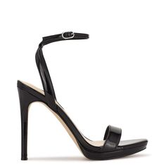 Loola Ankle Strap Sandals – Nine West Loubiton Heels, Woman Heels, Pink Suede Heels, Black Ankle Strap Heels, Dark Brown Shoes, Black Strappy Heels, Wrap Heels, High Heel Boots Ankle, Shop Shoes