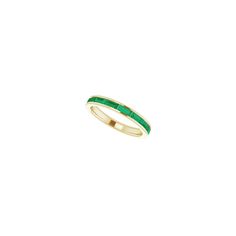 This 14k gold Baguette Emerald Channel Set Stackable Ring is a statement piece on it's own and perfect to stack with other statement rings. It's perfect for an anniversary or for May push presents. Available in 14k yellow gold, 14k white gold, and 14k rose gold Emerald sizes are 4 x 2 mm per each stone Eight total round stones Emeralds are natural stones Emerald stone shape is straight baguette Ring sizes range from 6-8 Emeralds are May birthstones Green Baguette Cut Stackable Rings, Modern Stackable Emerald Ring For Anniversary, Anniversary Stackable Baguette Cut Rings, 14k Gold Stackable Rings With Baguette Cut, Baguette Cut Gemstone Stackable Rings For Anniversary, Yellow Gold Stackable Baguette Cut Jewelry, 14k Gold Emerald Cut Channel Set Rings, 14k Gold Emerald Cut Rings With Channel Set, Yellow Gold Baguette Cut Stackable Rings