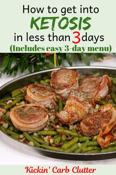 How you can get into dietary ketosis in less than three days. Includes an easy 3-day menu to help get you started right away! Keto Kickstart, Keto 101, Adkins Diet, Paleo Pantry, Ketosis Recipes, Keto Eating, Keto Diet Results, Lazy Keto, Get Into Ketosis Fast