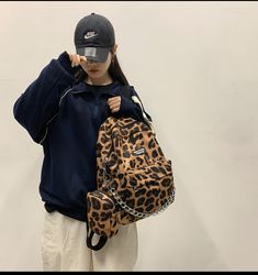 Animal Print Backpack | Aesthetic Backpack for school | Harajuku Japan Aeshtetic – Tristar Boutique Casual Backpack With Animal Design, Casual Standard Backpack With Animal Design, Casual Backpack With Animal Design For Back To School, Trendy Backpack For Back To School Streetwear, Trendy Backpack For Streetwear And Back To School, Trendy Streetwear Backpack For Back To School, Trendy Streetwear Backpack, Trendy Backpack For Streetwear With Zipper Closure, Trendy Backpack With Zipper Closure For Streetwear