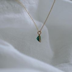 Such a delicate stunner! Emerald is the gemstone of intuition💚 Emerald pendant measures 6x6mm, and wrapped in solid 18k gold Necklace length measures 17" long, solid 14k gold Solid 14k yellow gold with genuine natural emerald 18k Gold Necklace, Emerald Pendant, Natural Emerald, Emerald, Necklace Lengths, 18k Gold, Gold Necklace, Yellow Gold, Pendant Necklace