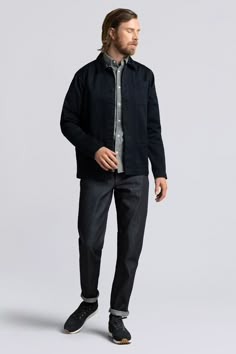 Transitional weather calls for layering. The Flannel Shirt with The Overshirt are 2 100% Organic Cotton staples that keeps you comfortable for any (dry) fall weather. Men 90s, American Workwear, Fall Outfits Men, Flannel Shirt, Minimal Fashion, Cotton Twill, Work Wear, Bomber Jacket, Organic Cotton