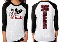 Sports Shirts Ideas, Womens Football Shirts, Football Life, Baseball Stuff, Senior Shirts