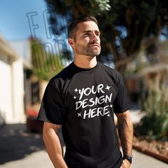 Model Man, Model Lifestyle, T Shirt Mockup, Tshirt Mockup, Shirt Mockup, Outdoor Lifestyle, Your Design, Mock Up, Png Image