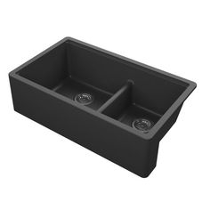 an image of a black sink on a white background