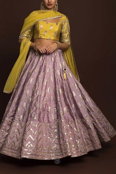 Lehenga For Kids, Purple Lehenga, Womens Bridesmaid Dresses, Indian Lehenga Choli, Yellow Lehenga, Indian Gowns Dresses