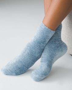 Why you’ll love it:  Warm toes, warm heart. These cozy, fuzzy socks are the perfect gift to give or get. Details Cozy, textured plush fabric. Mid-ankle fit. One size. 100% nylon. Machine wash cold on gentle cycle. Use non-chlorine bleach. Line dry. Imported. Soft Snug Socks For Indoor Use, Soft Snug-fit Socks For Indoor Use, Cozy Soft Socks, Soft Comfortable Indoor Socks, Super Soft Comfortable Socks For Indoor Wear, Super Soft Comfortable Indoor Socks, Super Soft Socks For Indoor Use, Cozy Socks With Soft Texture And Snug Fit, Warm Comfortable Soft Socks