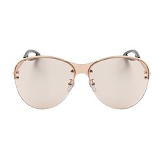 These transparent Metal Teardrop Sunglasses are perfect for this season! These Dani Joh sunglasses have a transparent lens, metal frame, they are light weight and are versatile enough to wear everyday. These sunglasses are made with metal hinges, metal frame, and 100% UV protected lenses. Enjoy these exclusive glasses and show us how you'll rock them by using the hashtag #ShopDaniJoh. Sunglasses Features: Light Brown Aviator Sunglasses Transparent lens 100% UV Protection One Size Measurements: S Trendy Shield Sunglasses With Metal Frame For Spring, Trendy Spring Shield Sunglasses With Metal Frame, Chic Rimless Aviator Sunglasses With Tinted Lenses, Trendy Rimless Glass Aviator Sunglasses, Trendy Rimless Aviator Sunglasses With Glass, Spring Shield Sunglasses With Mirrored Lenses, Modern Metal Frame Sunglasses For Spring, Rimless Clear Sunglasses With Tinted Lenses, Summer Aviator Sunglasses With Metal Frame And Glass