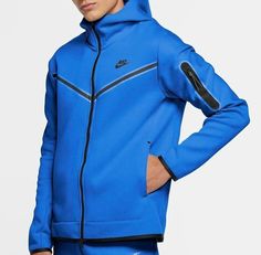 #ad Find ideas�and inspiration for NIKE TECH FLEECE WINDRUNNER HOODIE GAME ROYAL (CU4489 480) VARIOUS SIZES, Men's Clothing Nike Sportswear Tech Fleece, Mens Zip Hoodie, Nike Tech Fleece, Sweatshirt Set, Nike Tech, Tech Fleece, Sports Suit, Mens Sportswear, Full Zip Hoodie