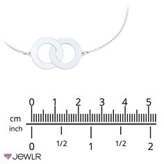 The perfect symbol of endless love, create a one-of-a-kind look with this beautiful interlocking circles bracelet. Design a meaningful gift for yourself or someone special by personalizing each circle with an engraved name or date. Great for layering or wearing on its own, this bracelet is customizable in sterling silver, white, yellow, or rose gold and includes a spring-ring clasp and a 1-inch extender for the right fit. Elegant Silver Bracelets For Anniversary Gift, Elegant Personalized Gift Bracelets, Elegant Round Bracelets For Personalized Gift, Modern Silver Name Bracelet For Anniversary, Anniversary Name Bracelet With Engraving Option, Elegant Personalized Name Bracelet For Anniversary, Elegant Personalized Name Bracelet For Anniversary Gift, Elegant Personalized Bracelets For Anniversary Gift, Modern Personalized Jewelry Bracelet