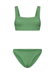 Swimwear from Reina Olga Composition: ->polyamide, 96% Synthetic->elastane, 4% | Reina Olga Women's Swimwear in Emerald Green | SS24 Stretch Padded Elastane Swimwear, Sporty Stretch Swimwear Made Of Polyamide, Green Stretch Elastane Swimwear, Casual Polyamide Swimwear For Spring, Sporty Stretch Swimwear In Polyamide, Fitted Polyamide Swimwear For Sports, Fitted Casual Elastane Swimwear, Casual Fitted Elastane Swimwear, Sporty Spring Swimwear In Elastane