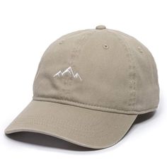 Outdoor Cap Mountain Dad Hat - Unstructured Soft Cotton Cap *Never Worn / New With Tags* Khaki Flat Bill Hat, One Size Fits Most, Khaki Flat Bill Hat One Size, Khaki Flat Bill Hat One Size Fits Most, Adjustable Flat Bill Hat In Khaki, Adjustable Khaki Flat Bill Hat, Casual Beige Flat Bill Hat, Winter Snapback Hat For Everyday Use, Winter Snapback Hats For Everyday, Everyday Winter Snapback Hat