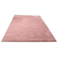 a pink rug on a white background