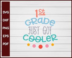 1st Grade just got Cooler School svg Cut File For Cricut Silhouette eps png dxf Printable Files

• INSTANT Digital DOWNLOAD includes: 1 Zip and the following file formats: SVG DXF PNG EPS PDF

• Artwork files are perfect for printing, resizing, coloring and modifying with the appropriate software. Community Helpers Worksheets Preschool, Highschool Science, Community Helpers Worksheets, Student Picture