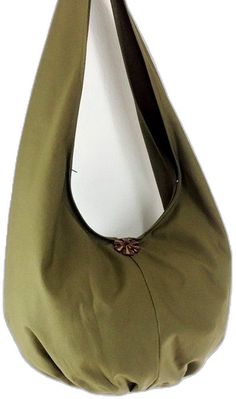 Khaki Canvas Hobo Shoulder Bag, Khaki Canvas Hobo Bag Tote, Handmade Green Canvas Shoulder Bag, Khaki Hobo Bag With Removable Pouch, Khaki Hobo Shoulder Bag For Everyday Use, Green Canvas Rectangular Hobo Bag, Green Canvas Hobo Tote Bag, Green Canvas Tote Hobo Bag, Green Rectangular Canvas Hobo Bag