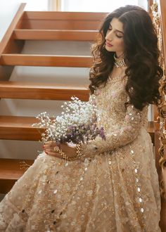 Hide Photo, Nikah Dress, Asian Wedding Dress, Pakistani Celebrities, Pakistani Wedding Outfits, Bridal Photoshoot