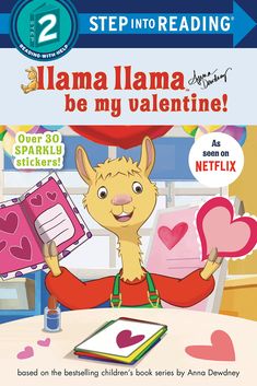 Llama Llama Be My Valentine! (Step Into Reading, Step 2) (Paperback) Children's Books Happier Every Chapter Valentines For Classmates, Llama Llama Books, Writing Picture Books, Picture Clues, Llama Llama, Kids Book Series, Color Book, House Book, Valentine Special