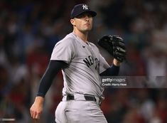 the new york yankees'pitcher in action during a baseball game