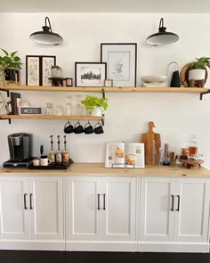 the kitchen is clean and ready to be used for breakfast or brunch time