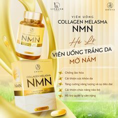 an advertisement for vitamin products with the words nmn on it