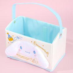 Store your makeup in this super kawaii cosmetic box! It features a print of Cinnamoroll's face with fun 3D ears. This box has a handle so you can transfer it to different tables easily. Cosmetic box size: 23 x 15 x 15cm Handle length: about 39cm Cute Rectangular Cosmetic Storage Gift, Cute Rectangular Cosmetic Storage - Ideal Gift, Cute Rectangular Cosmetic And Toiletry Storage Gift, White Rectangular Cosmetic And Toiletry Storage Gift, Rectangular White Cosmetic And Toiletry Storage Gift, Sanrio Merch, Cosmetic Box, Super Kawaii, Anime Fairy